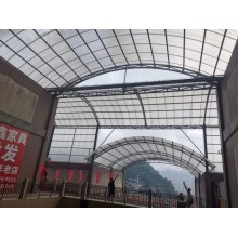 大跨度鋼架，網(wǎng)架采光頂棚用輕型防火阻燃陽光板耐力板聚碳酸酯板